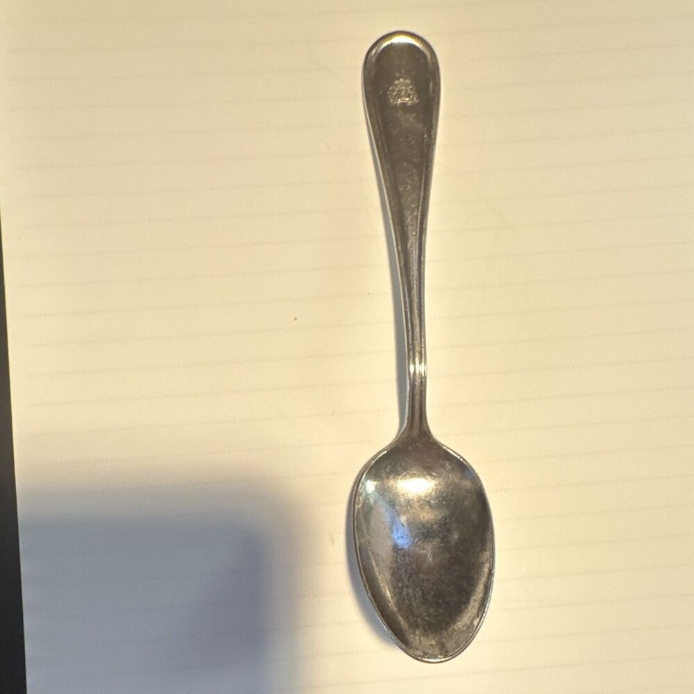 Antique Silver Spoon Stamped with The Congress Hotel In Chicago. Circa 1910.